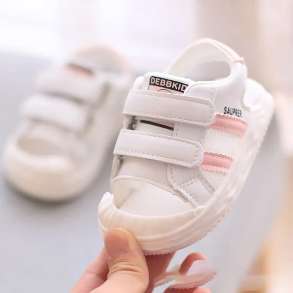 PU Leather Summer Sandals For Children 2024 Trend Fashion Boys Girls Beach Shoes Anti-slippery Soft-soled Toddler Shoes Footwear - Image 3