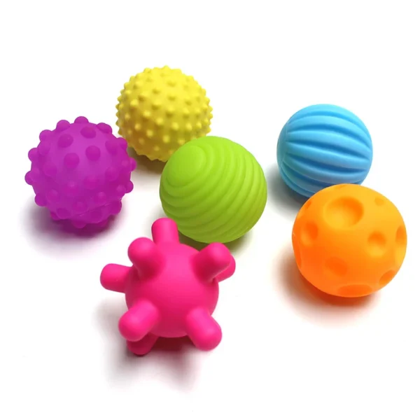 Baby Toys Tactile Play Ball Baby Games 0 12 Months Newborns Educational Sensory Development Toys Soft Touch Hand Grasping Ball - Image 2