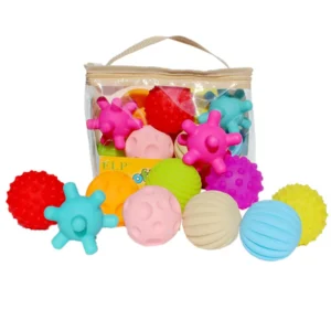 Baby Toys Tactile Play Ball Baby Games 0 12 Months Newborns Educational Sensory Development Toys Soft Touch Hand Grasping Ball