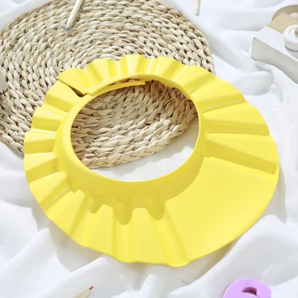 Girl boy Safe Shampoo Shower Bathing Bath Protect Soft Cap Hat For Baby Wash Hair Shield Children Bathing Shower Cap Hat Kids - Image 4