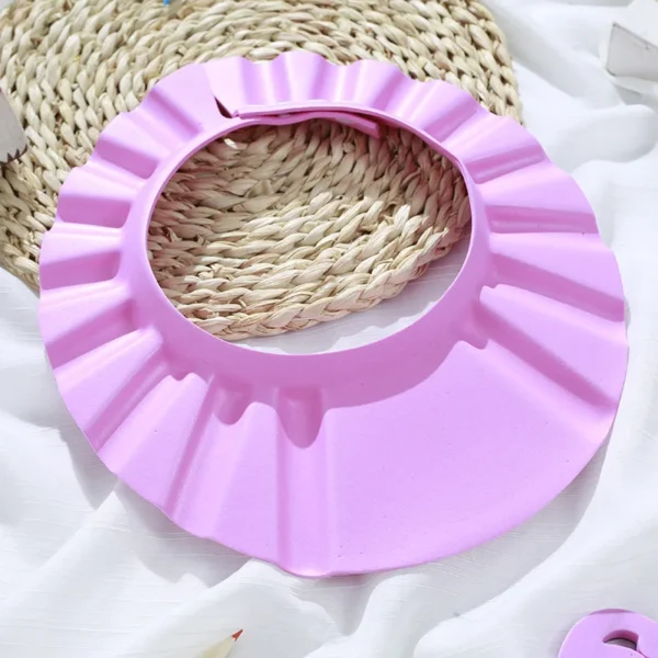 Girl boy Safe Shampoo Shower Bathing Bath Protect Soft Cap Hat For Baby Wash Hair Shield Children Bathing Shower Cap Hat Kids - Image 3