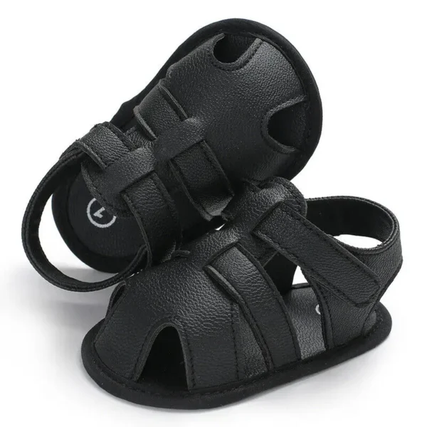 Baby First Walkers Baby 0-18 months Boy Girl Slippers Toddler Kids Nursery School Summer New Leather Shoes - Image 4