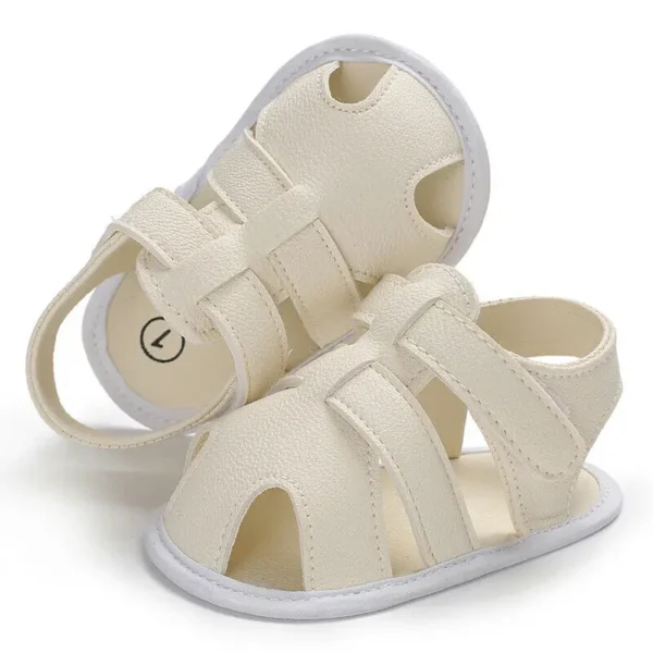 Baby First Walkers Baby 0-18 months Boy Girl Slippers Toddler Kids Nursery School Summer New Leather Shoes - Image 2