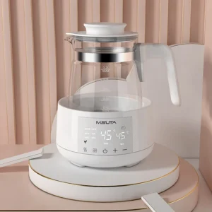 1.2L Thermostatic Milk Kettle 220V Baby Water Warmer,Intelligent Milk Heating Thermos,Constant Temperature Pot