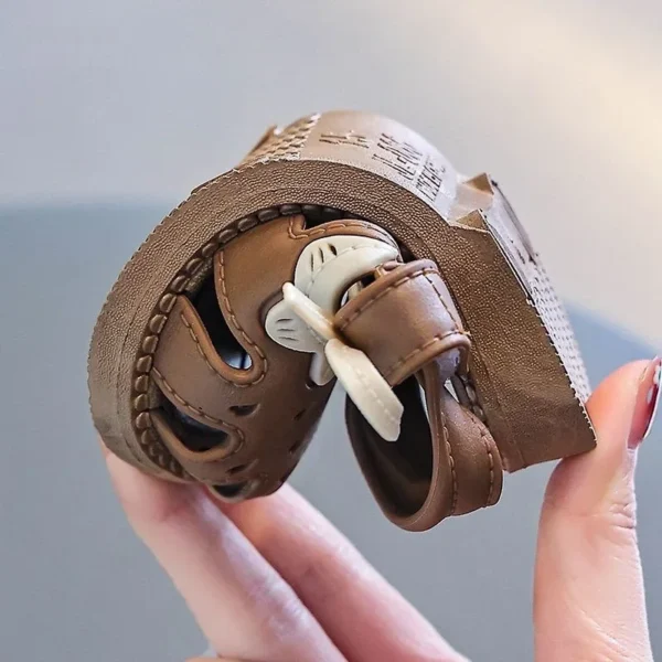 1-4Years Toddlers Shoe Children's Summer Sandals Baby Girls Breathable Bow Sandals Soft Sole Anti slip Princess Hollow Shoes - Image 3