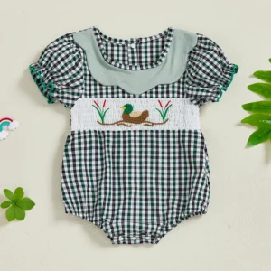 Infant Girl Floral Print Ruffle Sleeve Romper Jumpsuit Summer Outfit Newborn Bodysuit Playsuit Fashion Clothes