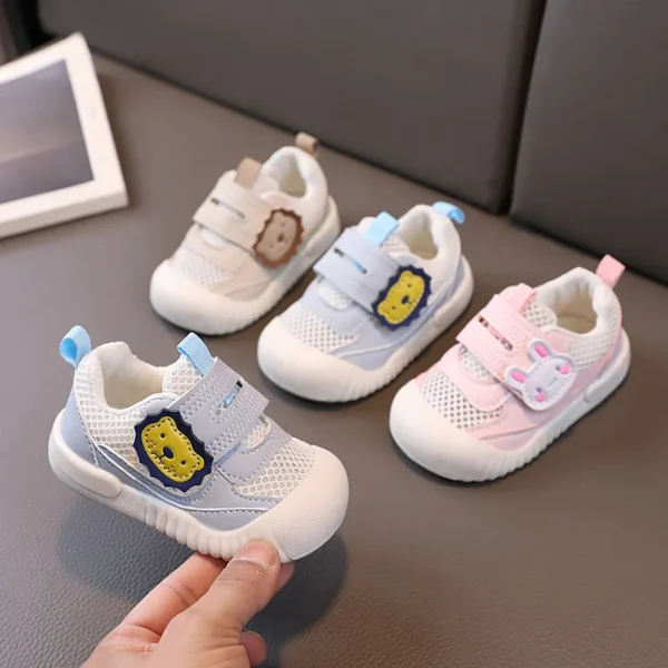 Summer New Soft Soled First Walkers Casual Cartoon Baby Girl Shoes Breath Non Slip Comfort Simple Baby Shoes Versatile Boy Shoe - Image 2