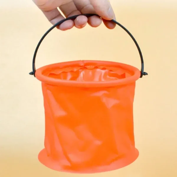 1pc Beach Sand Bucket Toy Collapsible Bucket Gardening Tool Outdoor Pool Play Tool Kids Summer Water Fun Toy Birthday Gift - Image 5