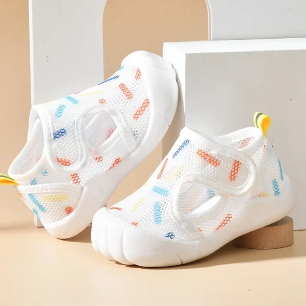 Summer Breathable Mesh Kids Sandals Baby Unisex Casual Shoes Anti-slip Soft Sole First Walkers Infant Lightweight Shoes Tenis - Image 4