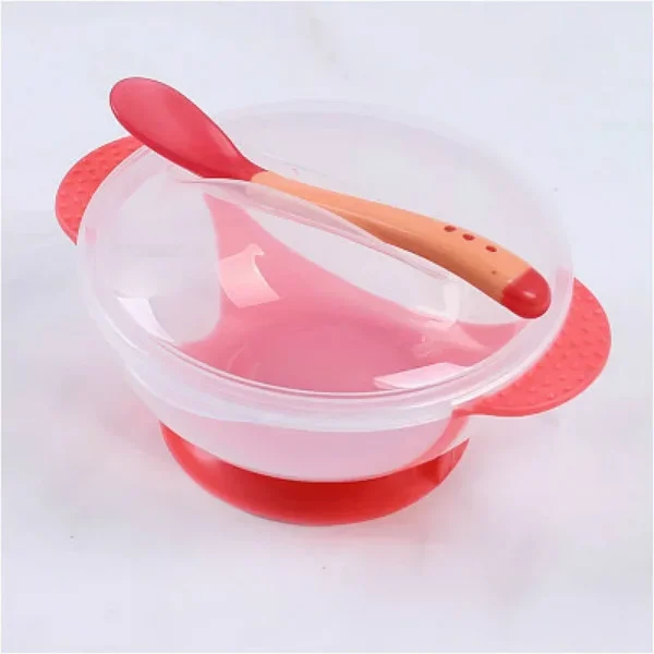 Baby Bowl Set Training Bowl Spoon Tableware Set Dinner Bowl Learning Dishes with Suction Cup Children Training Dinnerware - Image 3