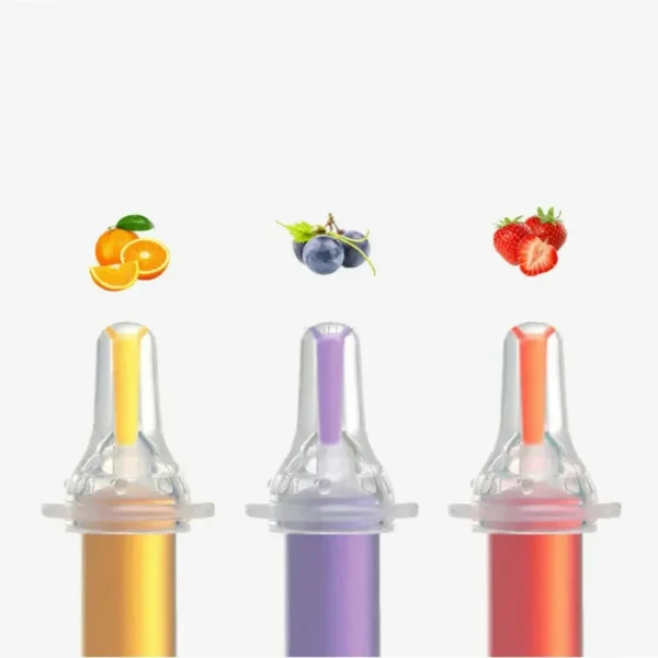 Baby kids smart medicine dispenser Needle Feeder Squeeze Medicine Dropper Dispenser Pacifier Feeding Utensils - Image 3
