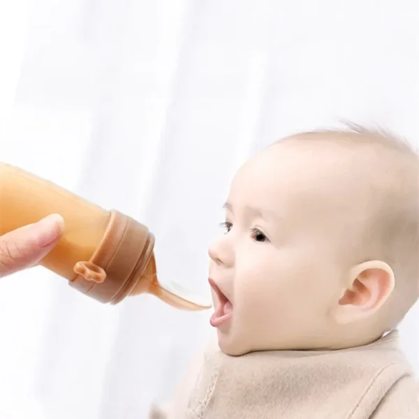Baby Spoon Bottle Feeder Dropper Silicone Spoons for Feeding Medicine Kids Toddler Cutlery Utensils Baby Items - Image 3