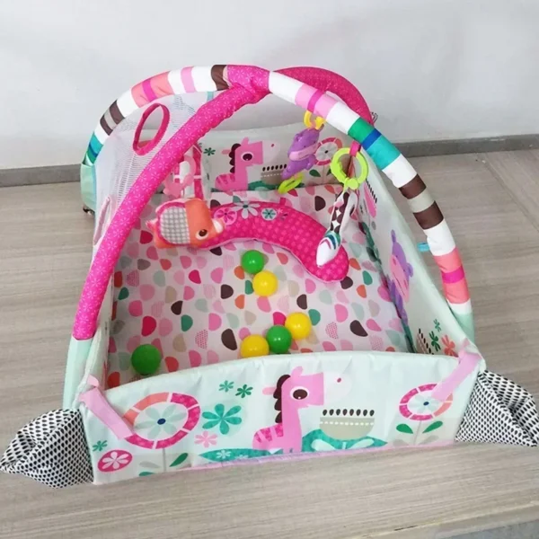 Baby Fitness Frame Crawling Game Blanket Multifunctional Educational Mats Fence Crawling Blanket Infant Rug Enlightenment Toys - Image 2