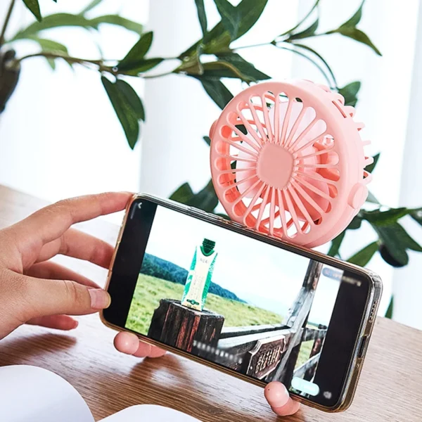 Fan for Cart Stroller Fans Portable Outdoor Fan Clip On for Baby 600mAh USB Rechargeable Handheld Electric Fan for Home 3 Speeds - Image 4