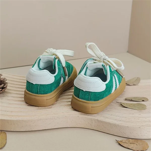 New Spring Autumn Baby Shoes Leather Toddler Kids Sneakers Outdoor Boys Tennis Soft Sole Fashion little Girls Sneakers EU16-25 - Image 2
