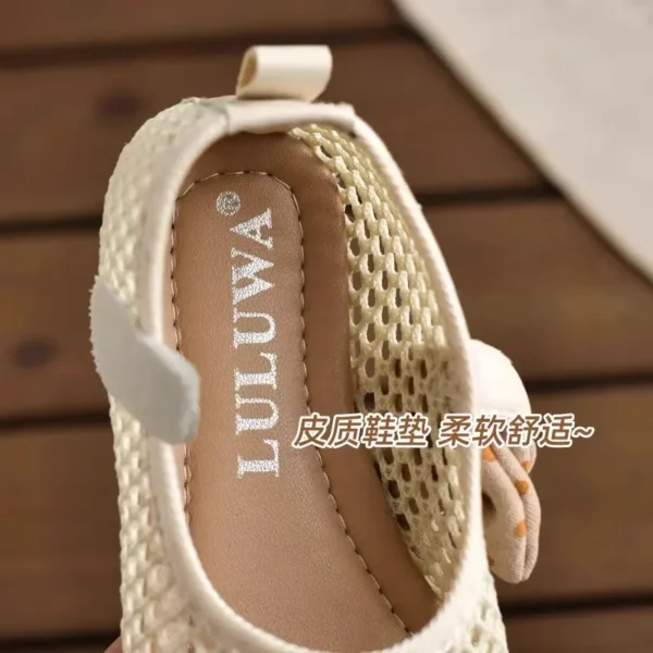 Baby Girl Princess Style Soft Bottom Dress Shoes Girls Summer Mesh Breathable Comfortable Sandals 15-25 - Image 6