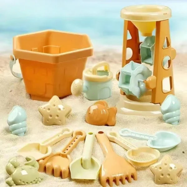 Children's Outdoor Beach Toys Fun Shovel Beach Bucket Set Storage Sand Digging Tool Bucket Gift Children's Sand Toys sand