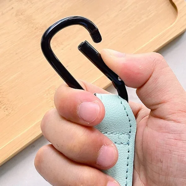 1/2pcs PU Leather Baby Bag Stroller Hook Pram Rotate 360 Degree Rotatable Cartoon Cart Organizer Pram Hook Stroller Accessories - Image 2