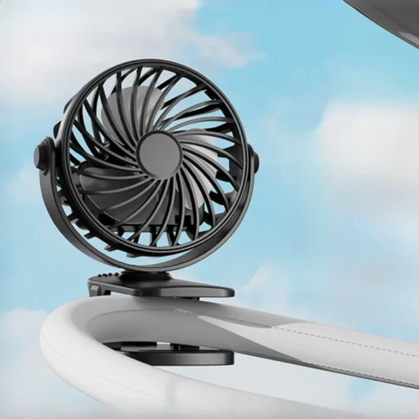 Baby Cart Stroller Fans Portable Outdoor Fan Clip Summer Kids Rechargeable Handheld Electric Fan for Home 3 Speeds