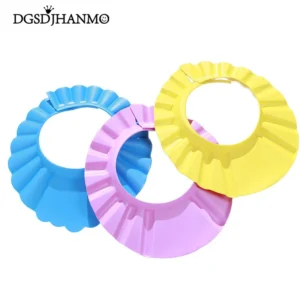 Girl boy Safe Shampoo Shower Bathing Bath Protect Soft Cap Hat For Baby Wash Hair Shield Children Bathing Shower Cap Hat Kids
