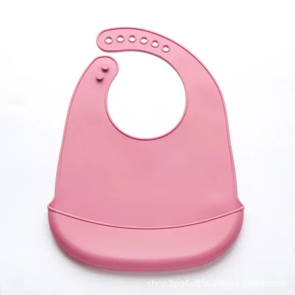 Baby Bib Adjustable Waterproof Bibs Babies Soft Edible Silicone Newborn Saliva Dripping Towel Drooling Children Scarf BPA Free - Image 4