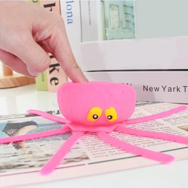 Baby Bath Toys Sponge Water Absorbing Octopus Squeezing Stress Relief Toys Summer Play Water Toy for Children Kid 2 3 4 5 6 Year - Image 4