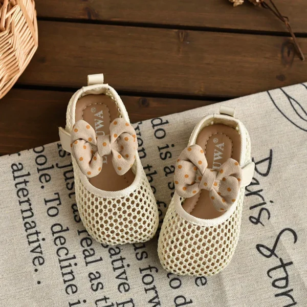 Baby Girl Princess Style Soft Bottom Dress Shoes Girls Summer Mesh Breathable Comfortable Sandals 15-25 - Image 4