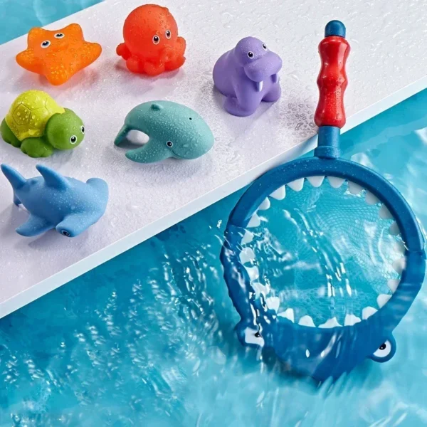 Water Spray Bath Toys Swimming For Summer Play Water Fishing Bath Kids set Baby Toys Summer - Image 3