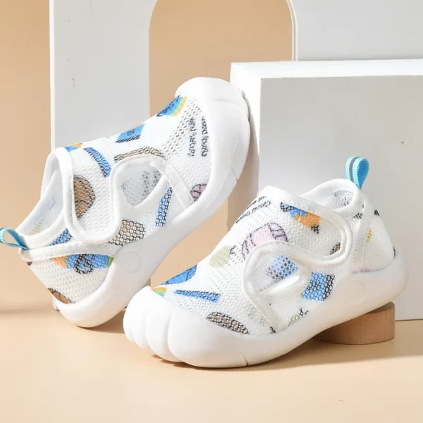 Summer Breathable Mesh Kids Sandals Baby Unisex Casual Shoes Anti-slip Soft Sole First Walkers Infant Lightweight Shoes Tenis - Image 2