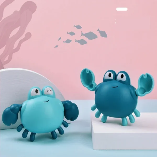 1Pcs Bath Toys Cute Crab Baby Shower Baby Wind Up Swim Play Toy Swimming Pool Accessories Baby Play Beach Water Toys - Image 4