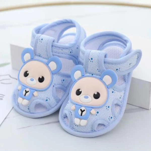 Baby Girls Boys Sandals Cute Flexible Non-slip Summer Flats First Walkers Toddlers Shoes for Casual Home Infants 0-15Months - Image 5