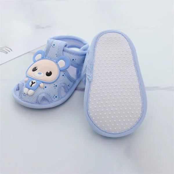 Baby Girls Boys Sandals Cute Flexible Non-slip Summer Flats First Walkers Toddlers Shoes for Casual Home Infants 0-15Months - Image 4