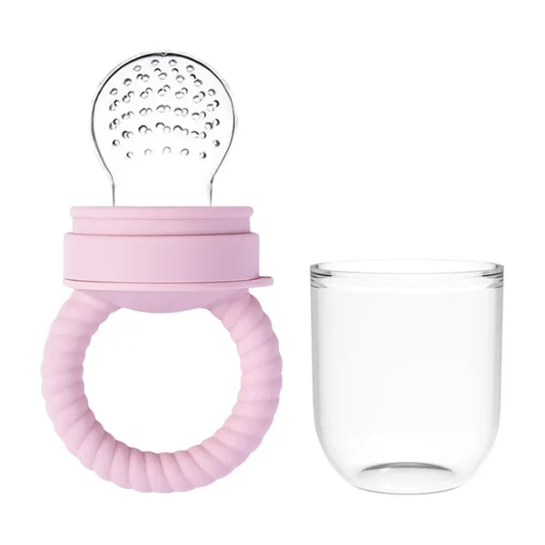 1pcs Food Bite Bag Feeder Fruit Vegetable Feeding Food Grade Silicone Feeding Tableware Silicone Baby Pacifier Bottle Feeder - Image 5